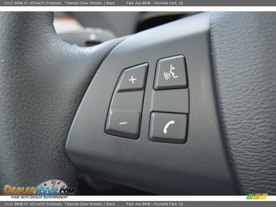 2012 BMW X5 xDrive35i Premium Titanium Silver Metallic / Black Photo #19