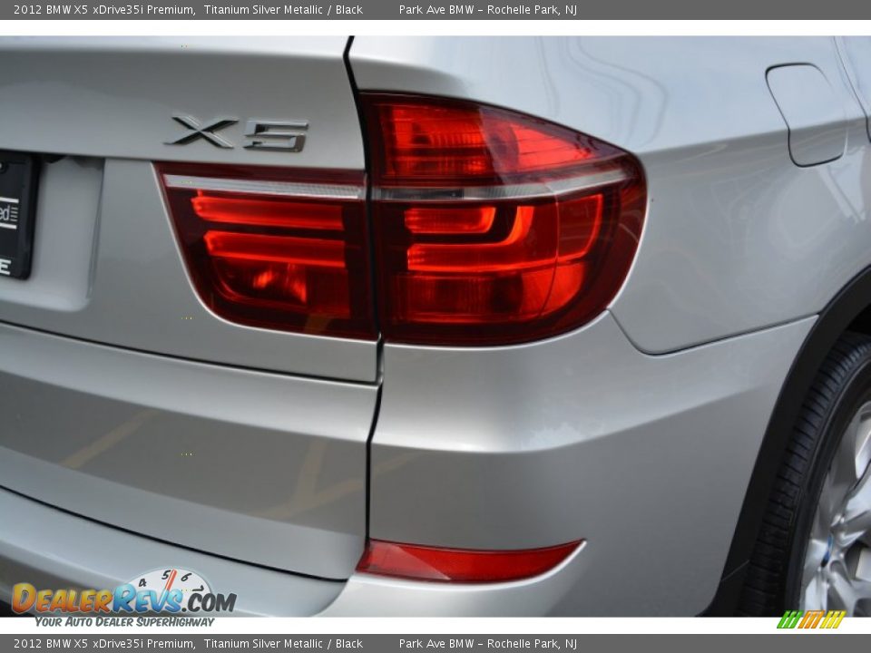 2012 BMW X5 xDrive35i Premium Titanium Silver Metallic / Black Photo #23