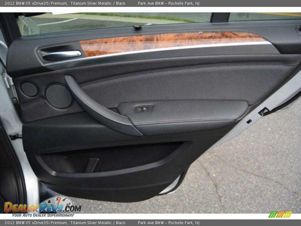 2012 BMW X5 xDrive35i Premium Titanium Silver Metallic / Black Photo #24