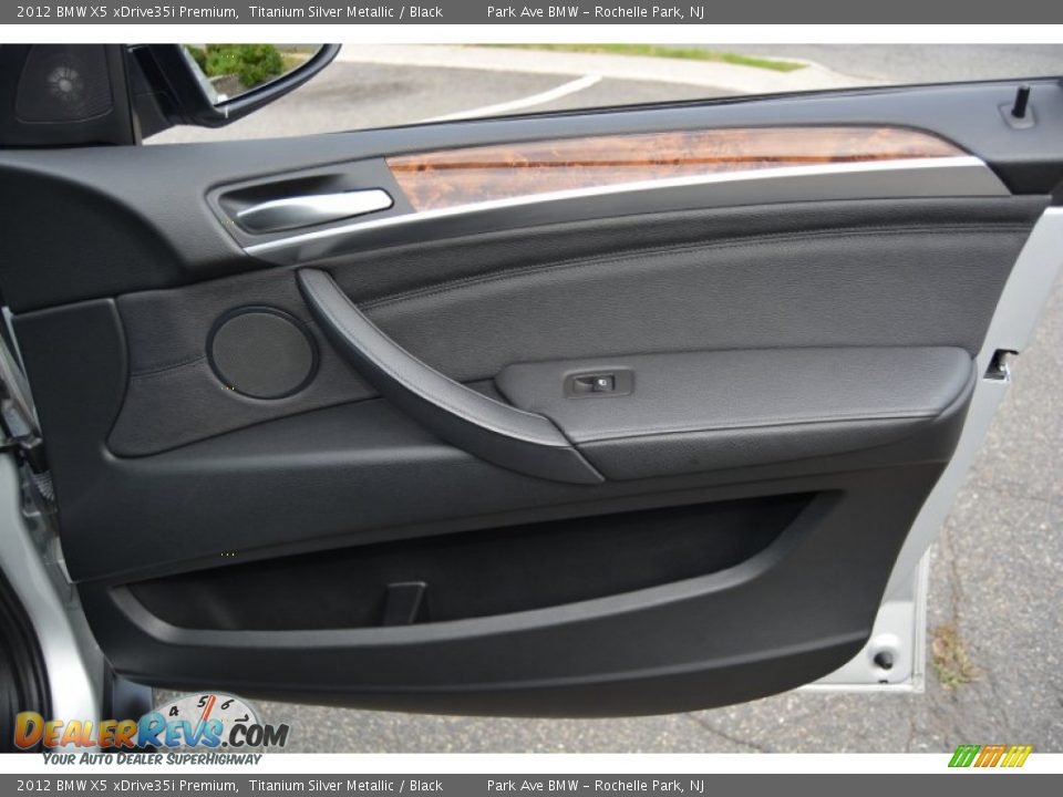 2012 BMW X5 xDrive35i Premium Titanium Silver Metallic / Black Photo #26