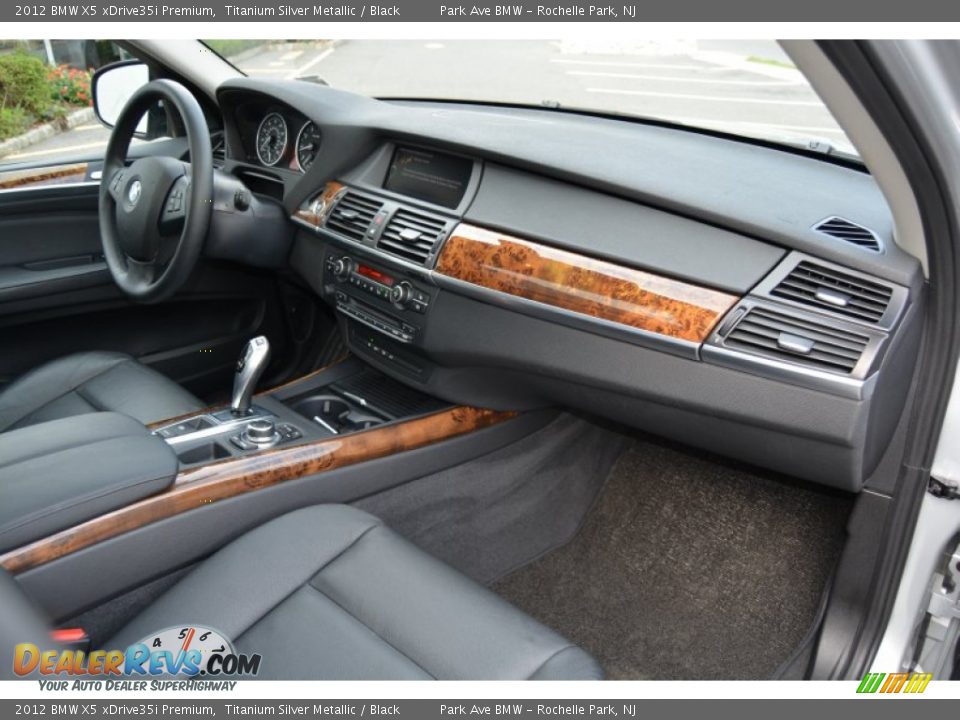 2012 BMW X5 xDrive35i Premium Titanium Silver Metallic / Black Photo #27