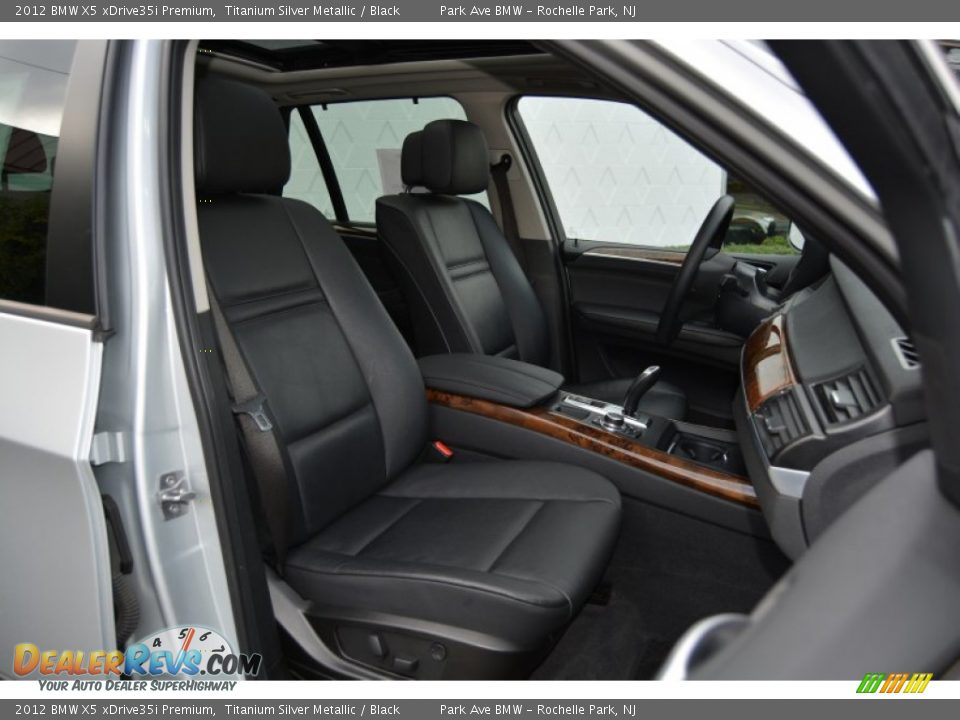 2012 BMW X5 xDrive35i Premium Titanium Silver Metallic / Black Photo #29