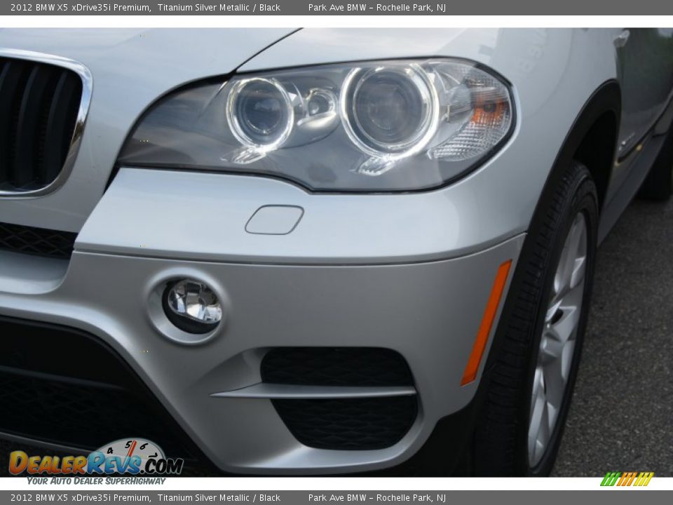 2012 BMW X5 xDrive35i Premium Titanium Silver Metallic / Black Photo #31