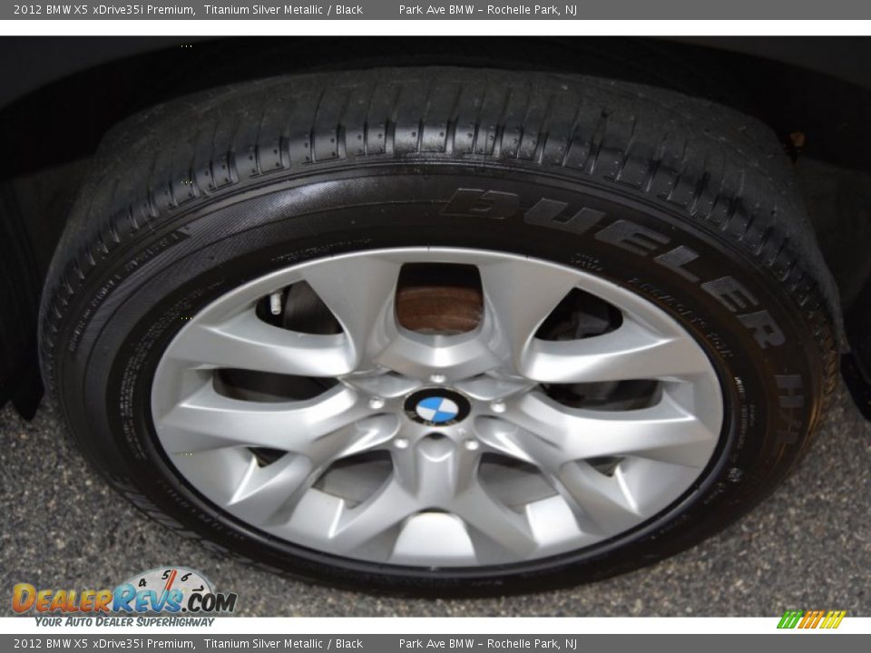 2012 BMW X5 xDrive35i Premium Titanium Silver Metallic / Black Photo #33