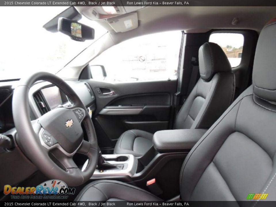 2015 Chevrolet Colorado LT Extended Cab 4WD Black / Jet Black Photo #10