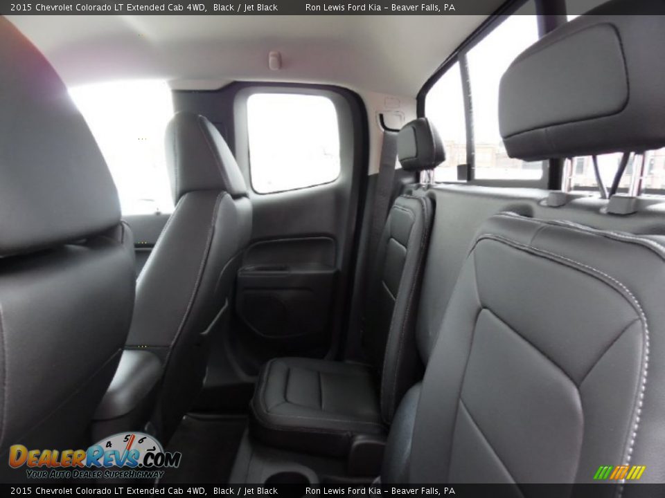 2015 Chevrolet Colorado LT Extended Cab 4WD Black / Jet Black Photo #11