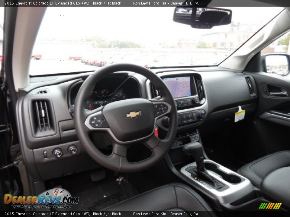 2015 Chevrolet Colorado LT Extended Cab 4WD Black / Jet Black Photo #12
