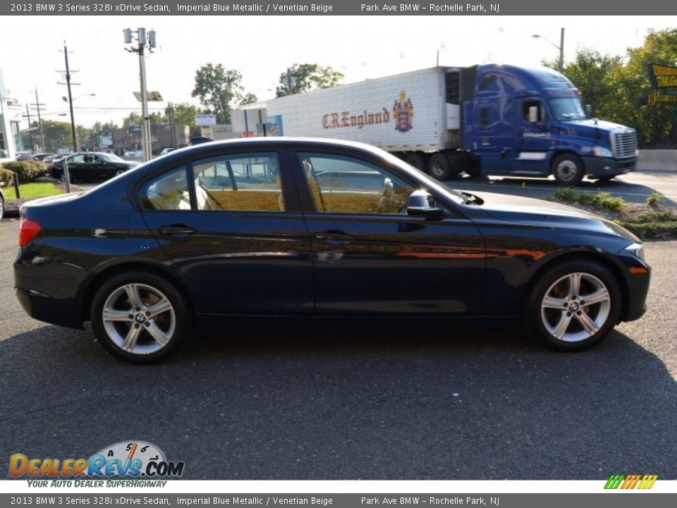 2013 BMW 3 Series 328i xDrive Sedan Imperial Blue Metallic / Venetian Beige Photo #2