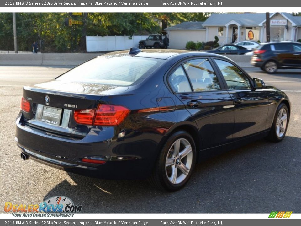 2013 BMW 3 Series 328i xDrive Sedan Imperial Blue Metallic / Venetian Beige Photo #3