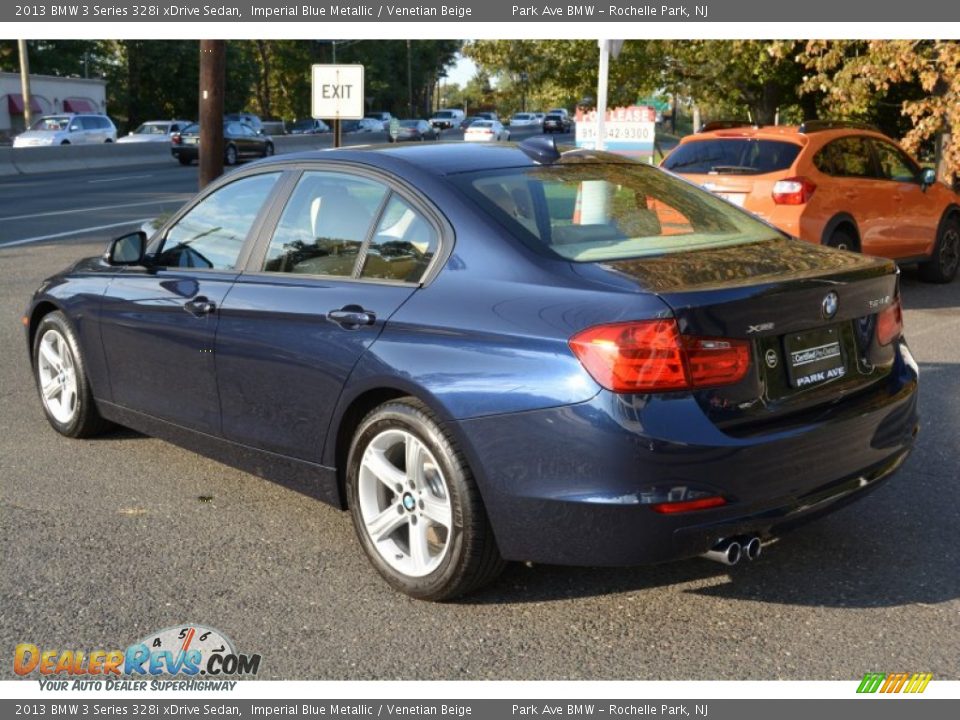 2013 BMW 3 Series 328i xDrive Sedan Imperial Blue Metallic / Venetian Beige Photo #5