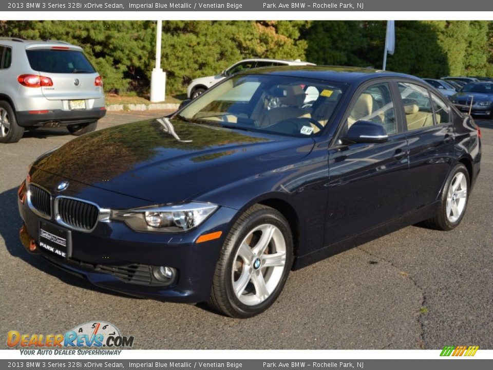 2013 BMW 3 Series 328i xDrive Sedan Imperial Blue Metallic / Venetian Beige Photo #6