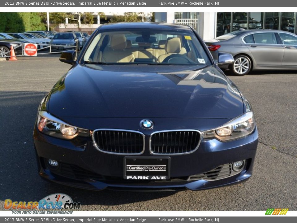 2013 BMW 3 Series 328i xDrive Sedan Imperial Blue Metallic / Venetian Beige Photo #7
