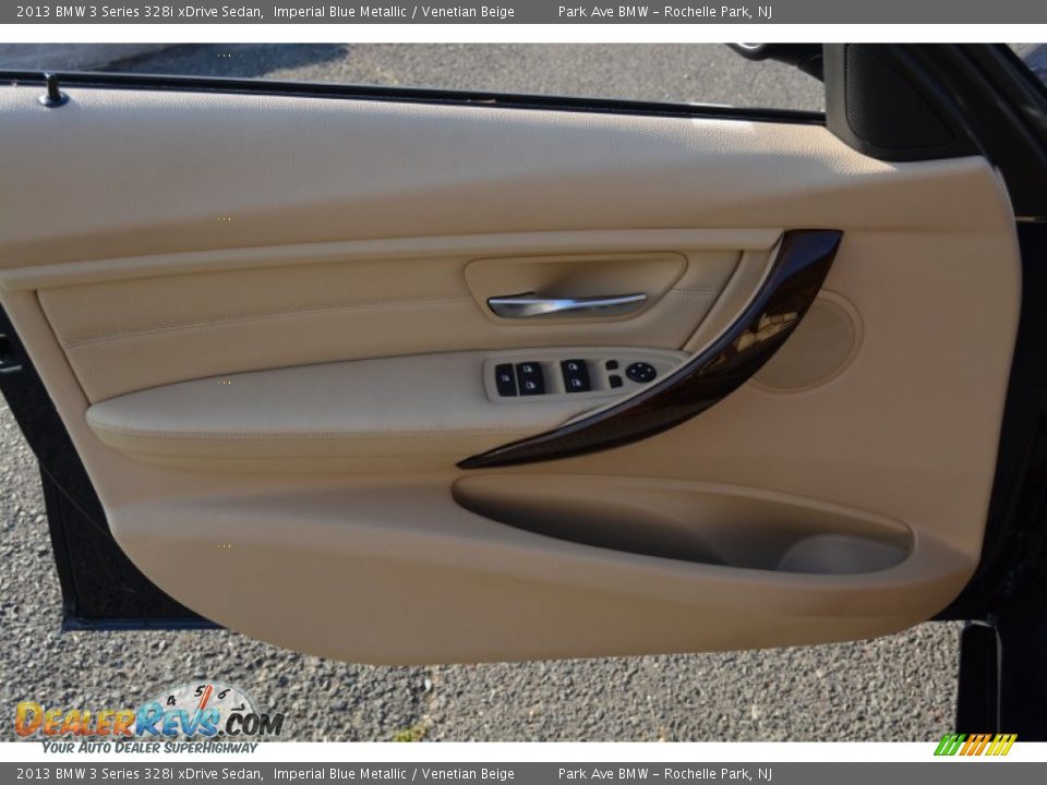2013 BMW 3 Series 328i xDrive Sedan Imperial Blue Metallic / Venetian Beige Photo #8