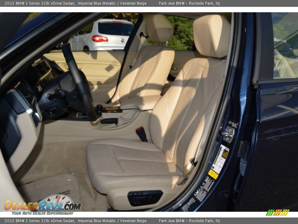 2013 BMW 3 Series 328i xDrive Sedan Imperial Blue Metallic / Venetian Beige Photo #13