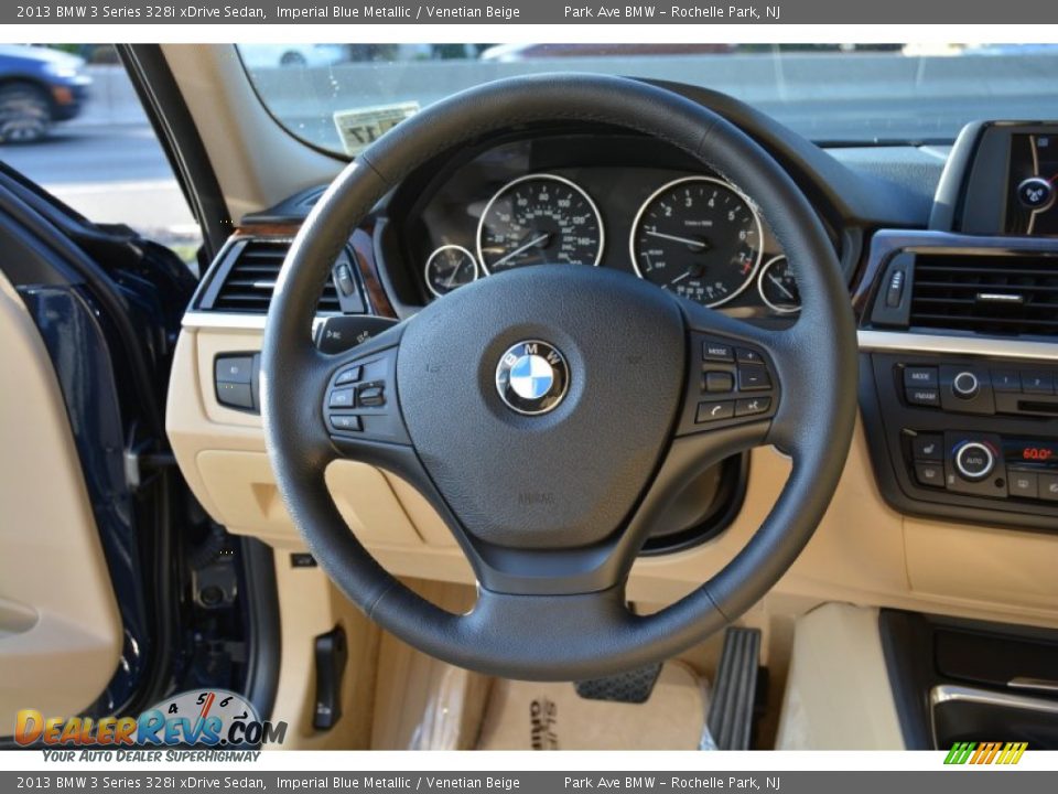 2013 BMW 3 Series 328i xDrive Sedan Imperial Blue Metallic / Venetian Beige Photo #18