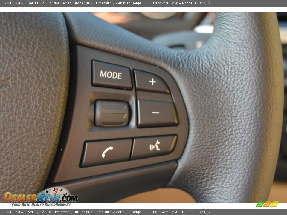 2013 BMW 3 Series 328i xDrive Sedan Imperial Blue Metallic / Venetian Beige Photo #20
