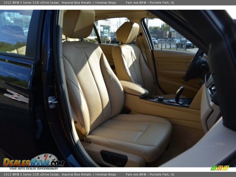 2013 BMW 3 Series 328i xDrive Sedan Imperial Blue Metallic / Venetian Beige Photo #29