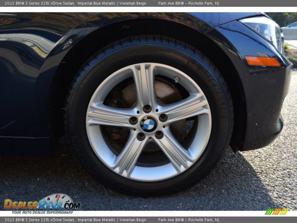 2013 BMW 3 Series 328i xDrive Sedan Imperial Blue Metallic / Venetian Beige Photo #32