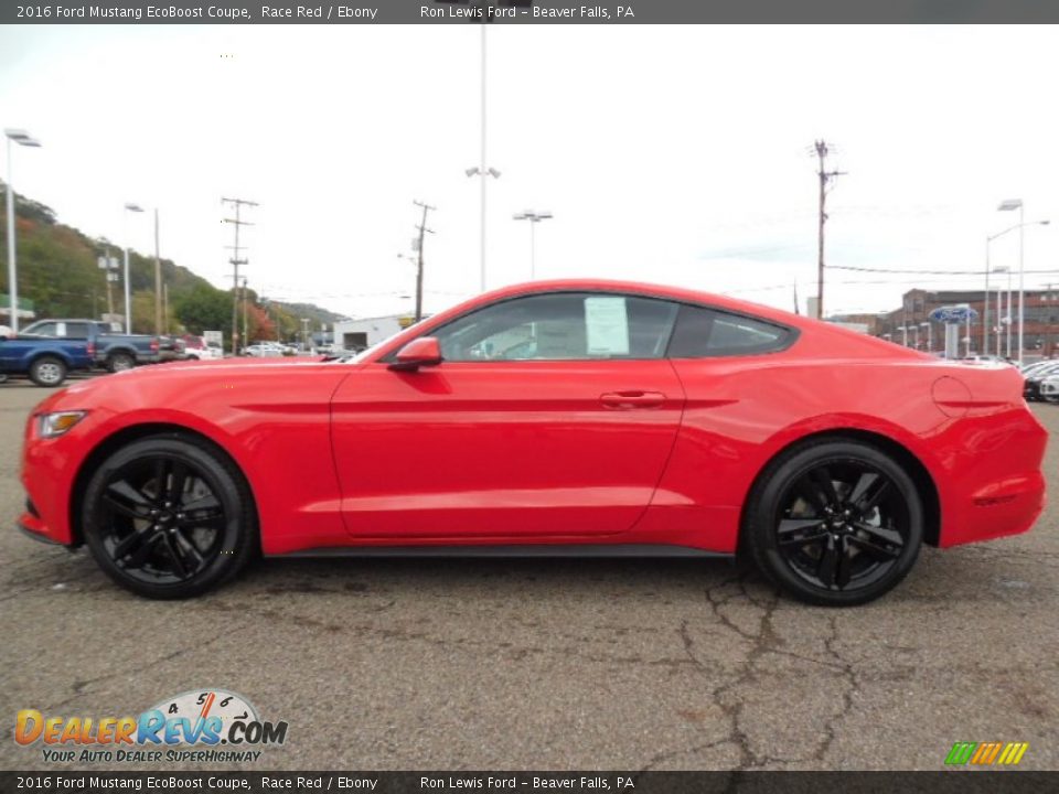 2016 Ford Mustang EcoBoost Coupe Race Red / Ebony Photo #5