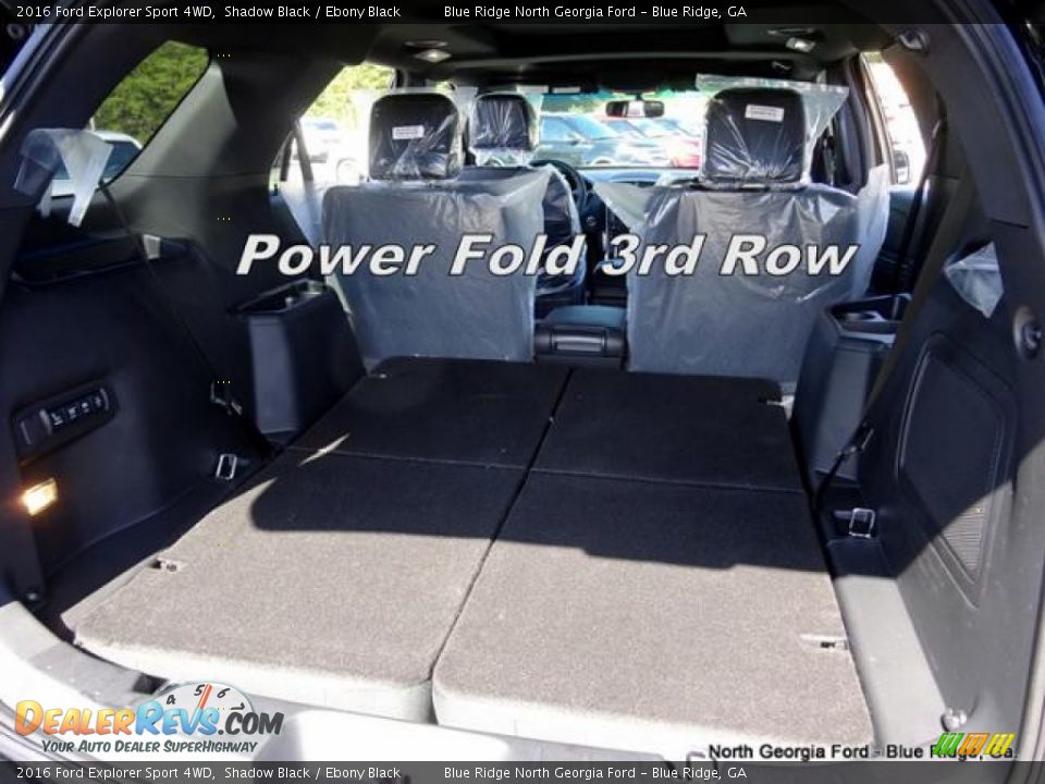 2016 Ford Explorer Sport 4WD Shadow Black / Ebony Black Photo #17