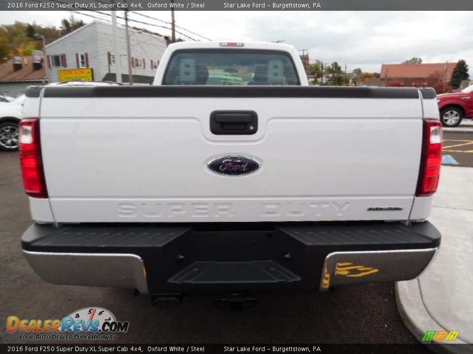 2016 Ford F250 Super Duty XL Super Cab 4x4 Oxford White / Steel Photo #7