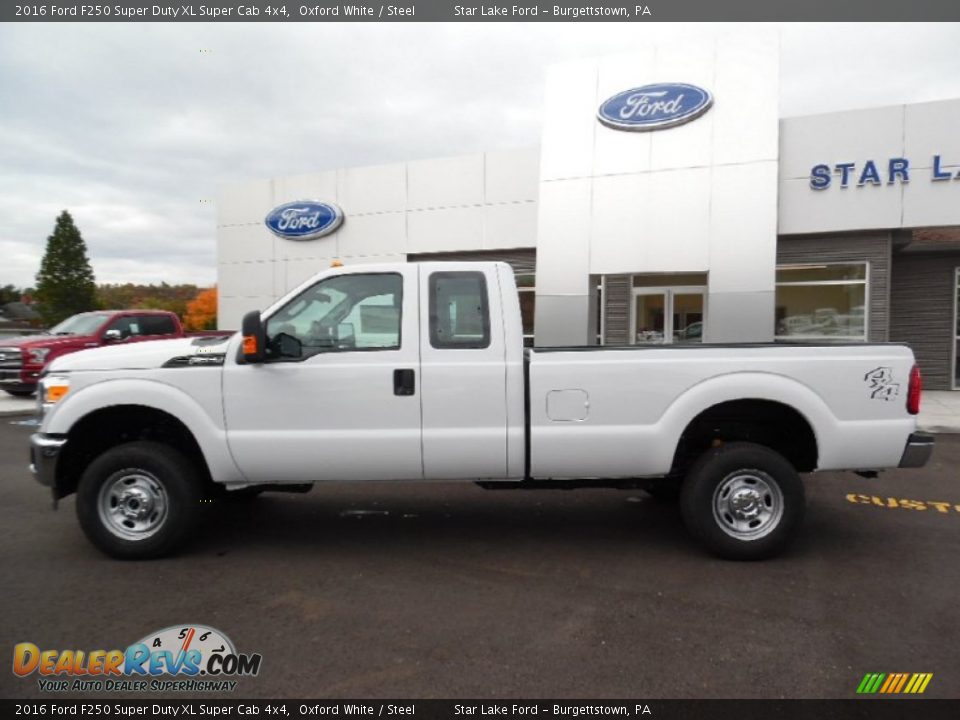 2016 Ford F250 Super Duty XL Super Cab 4x4 Oxford White / Steel Photo #10