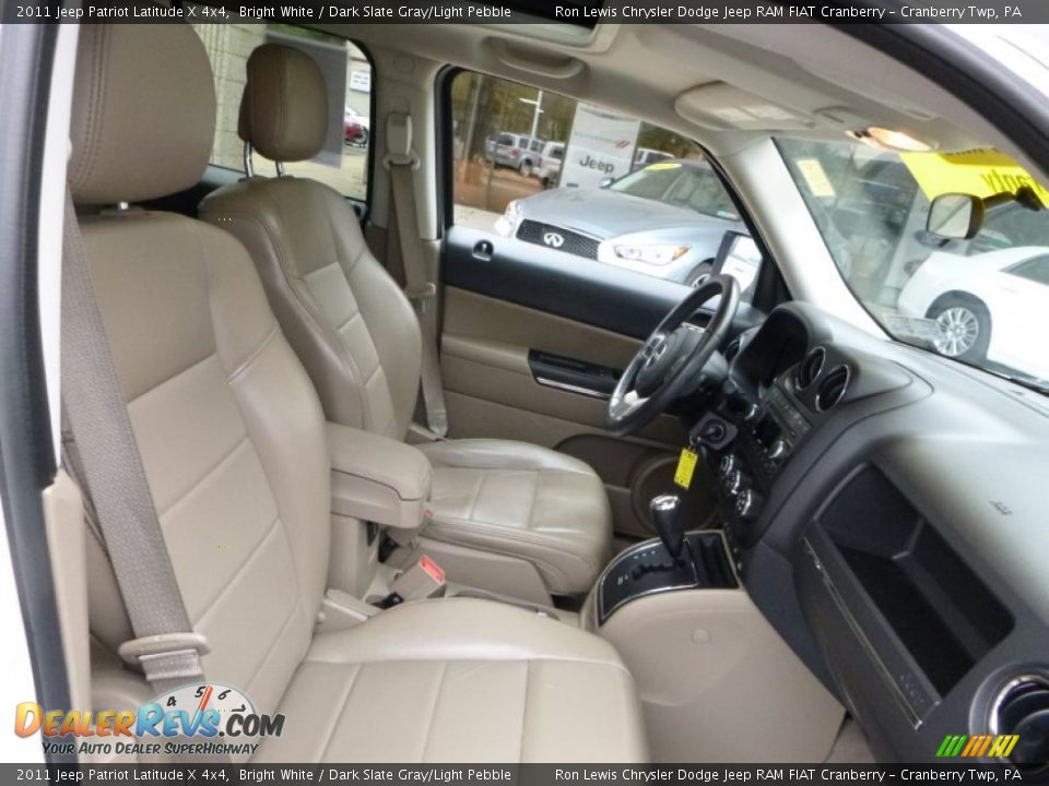 2011 Jeep Patriot Latitude X 4x4 Bright White / Dark Slate Gray/Light Pebble Photo #5