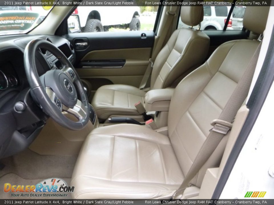 2011 Jeep Patriot Latitude X 4x4 Bright White / Dark Slate Gray/Light Pebble Photo #15
