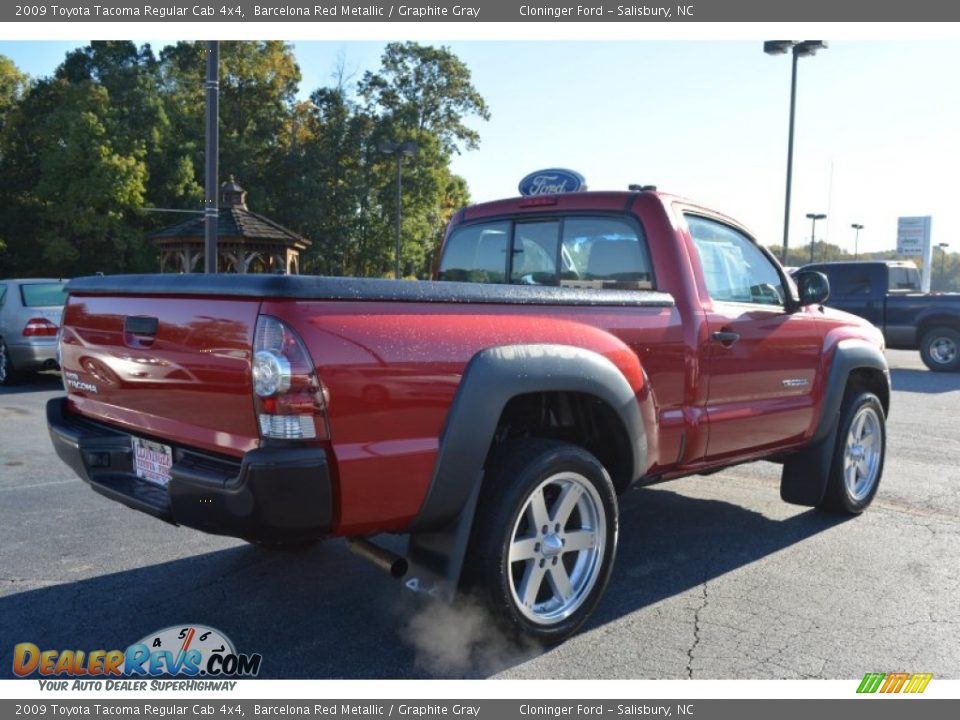 2009 Toyota Tacoma Regular Cab 4x4 Barcelona Red Metallic / Graphite Gray Photo #3