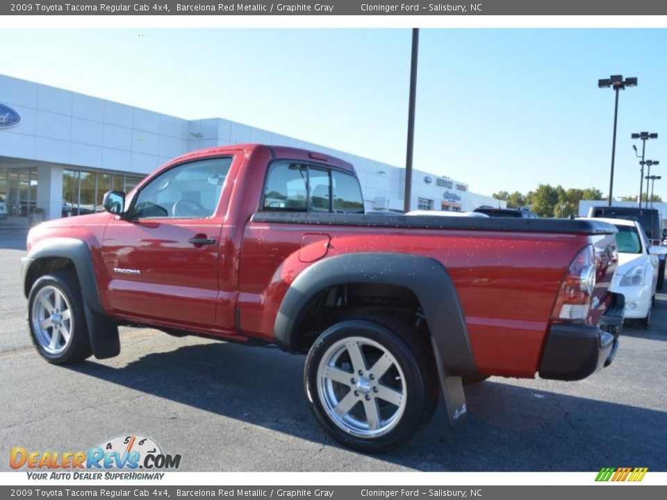 2009 Toyota Tacoma Regular Cab 4x4 Barcelona Red Metallic / Graphite Gray Photo #5