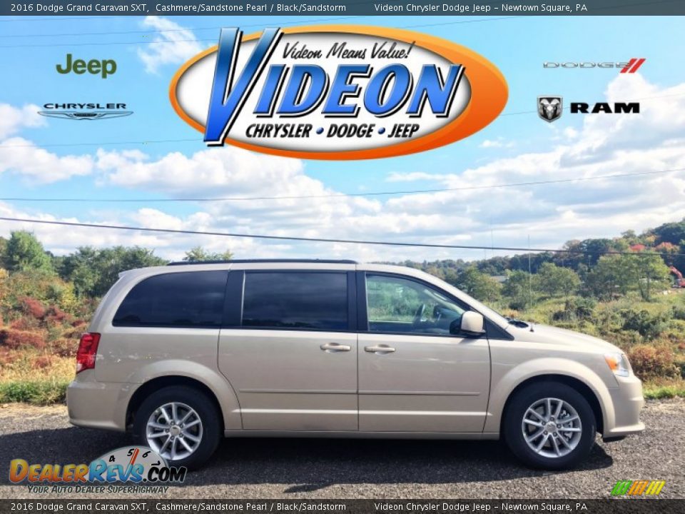 2016 Dodge Grand Caravan SXT Cashmere/Sandstone Pearl / Black/Sandstorm Photo #1