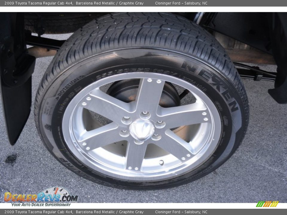 2009 Toyota Tacoma Regular Cab 4x4 Barcelona Red Metallic / Graphite Gray Photo #8