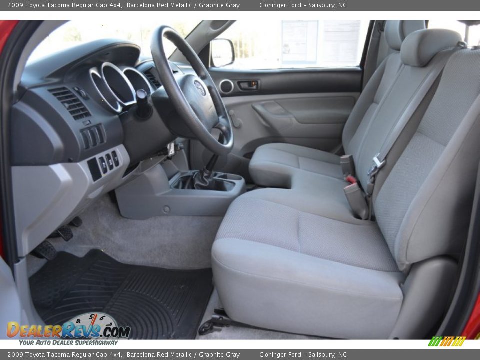 2009 Toyota Tacoma Regular Cab 4x4 Barcelona Red Metallic / Graphite Gray Photo #10