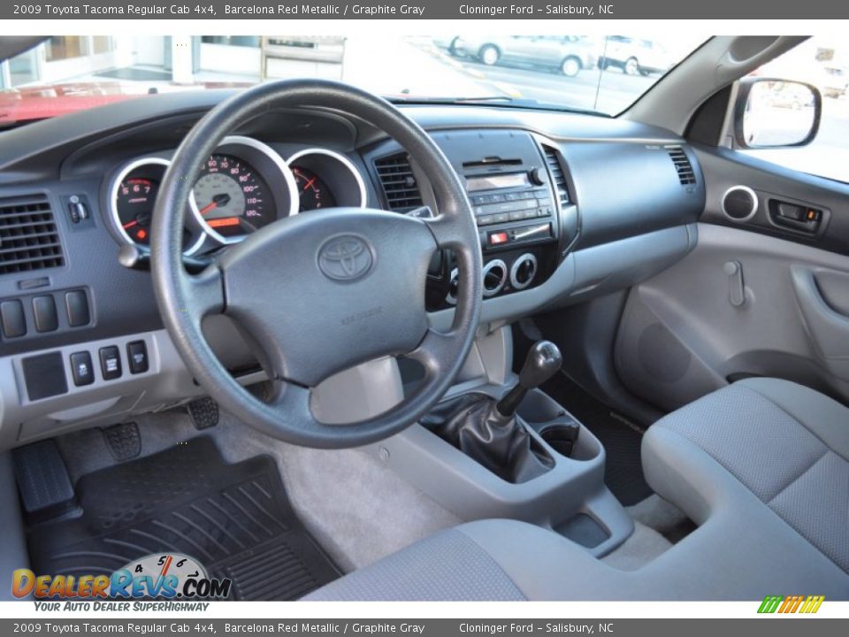2009 Toyota Tacoma Regular Cab 4x4 Barcelona Red Metallic / Graphite Gray Photo #11