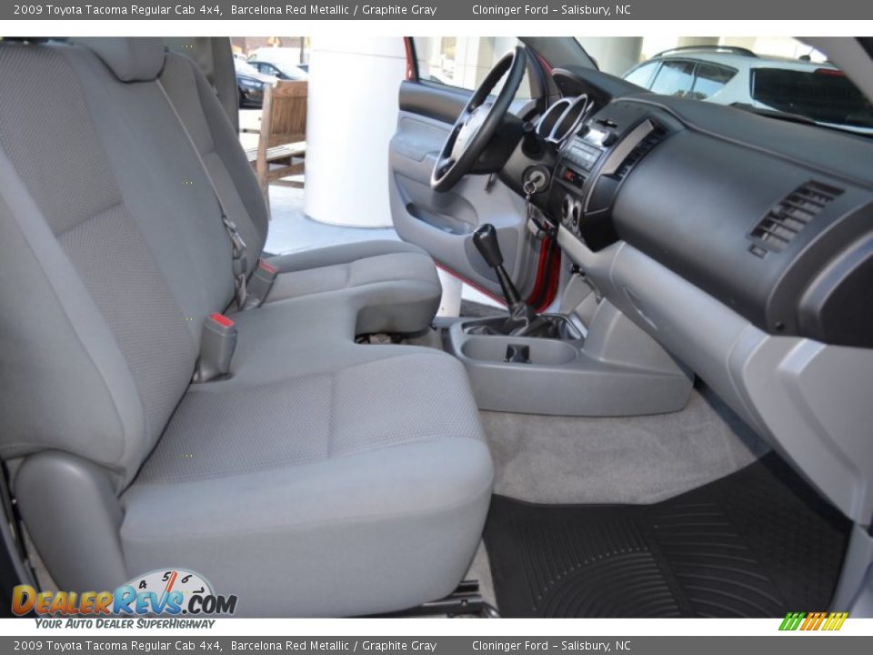 2009 Toyota Tacoma Regular Cab 4x4 Barcelona Red Metallic / Graphite Gray Photo #13