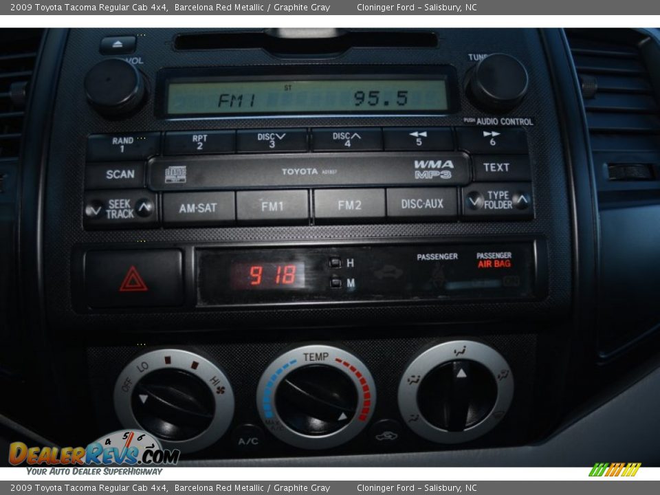 2009 Toyota Tacoma Regular Cab 4x4 Barcelona Red Metallic / Graphite Gray Photo #15