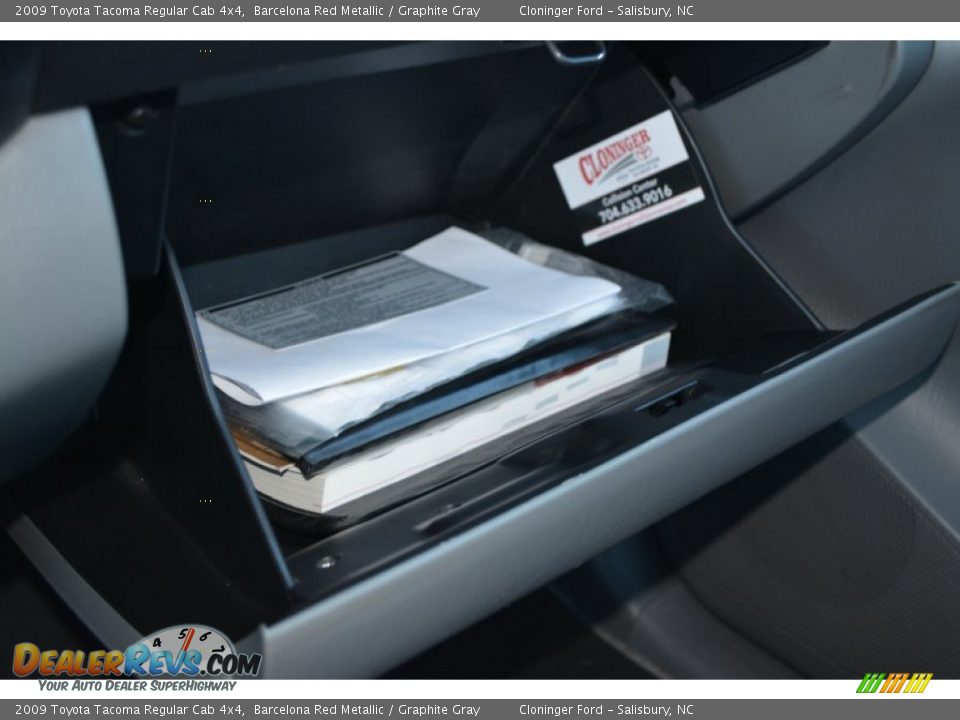2009 Toyota Tacoma Regular Cab 4x4 Barcelona Red Metallic / Graphite Gray Photo #19