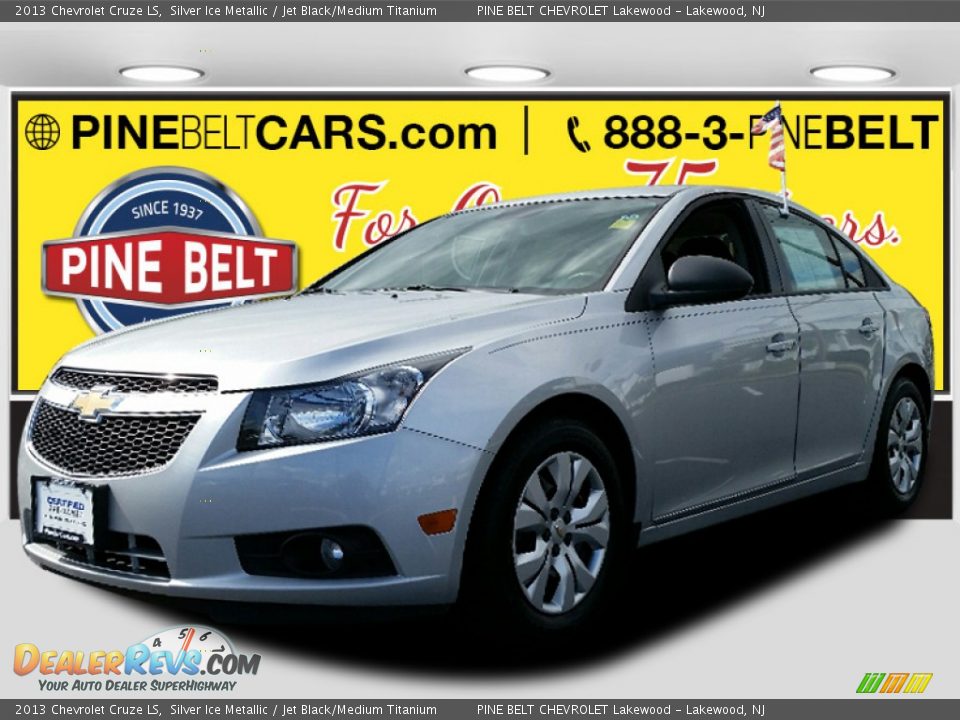 2013 Chevrolet Cruze LS Silver Ice Metallic / Jet Black/Medium Titanium Photo #1