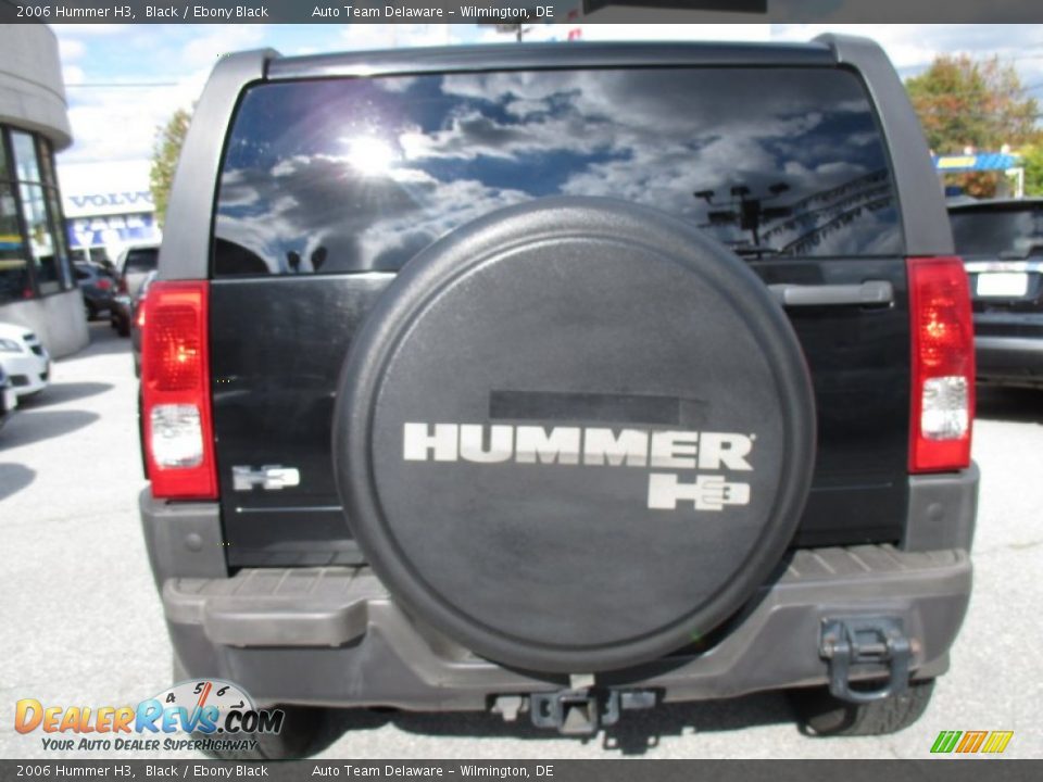 2006 Hummer H3 Black / Ebony Black Photo #4