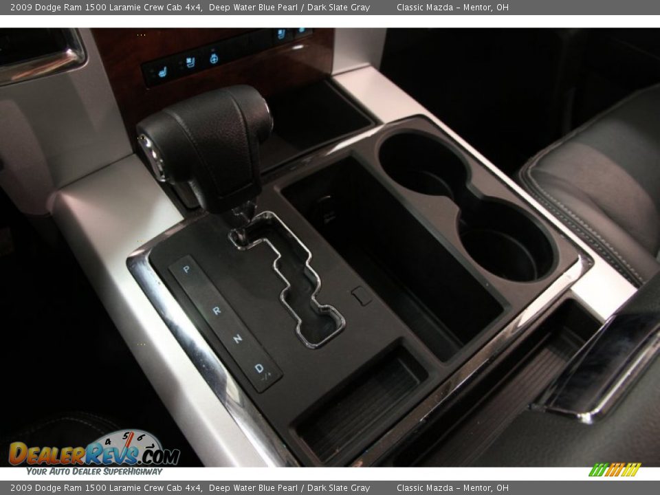 2009 Dodge Ram 1500 Laramie Crew Cab 4x4 Deep Water Blue Pearl / Dark Slate Gray Photo #15