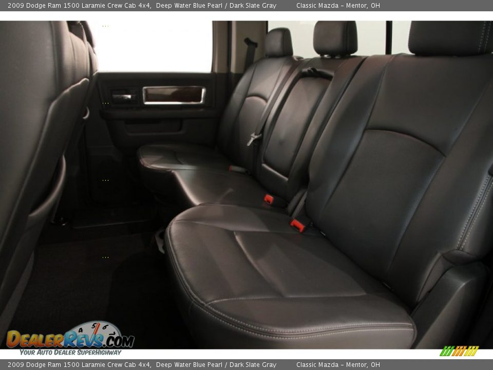 2009 Dodge Ram 1500 Laramie Crew Cab 4x4 Deep Water Blue Pearl / Dark Slate Gray Photo #18