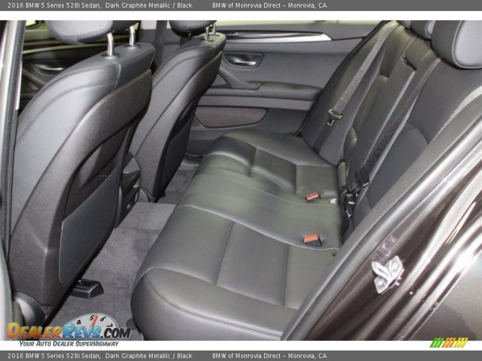 Rear Seat of 2016 BMW 5 Series 528i Sedan Photo #5