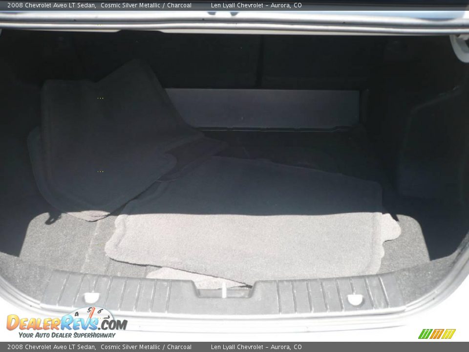 2008 Chevrolet Aveo LT Sedan Cosmic Silver Metallic / Charcoal Photo #11
