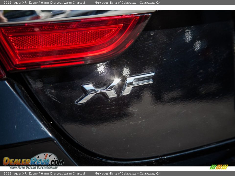 2012 Jaguar XF Ebony / Warm Charcoal/Warm Charcoal Photo #7