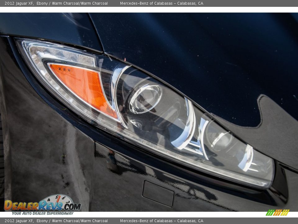 2012 Jaguar XF Ebony / Warm Charcoal/Warm Charcoal Photo #25