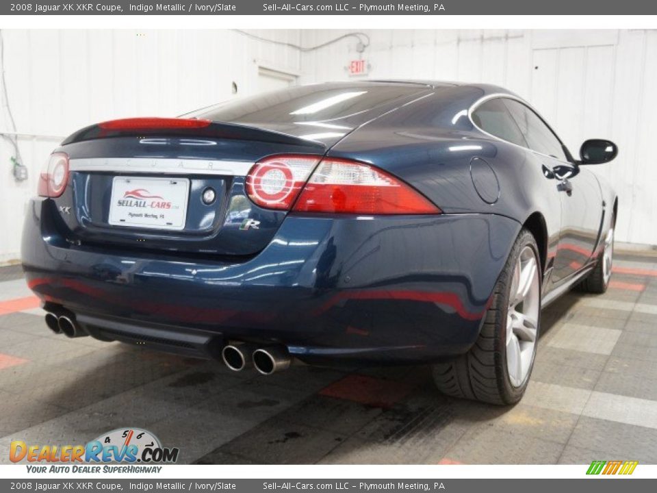 2008 Jaguar XK XKR Coupe Indigo Metallic / Ivory/Slate Photo #8