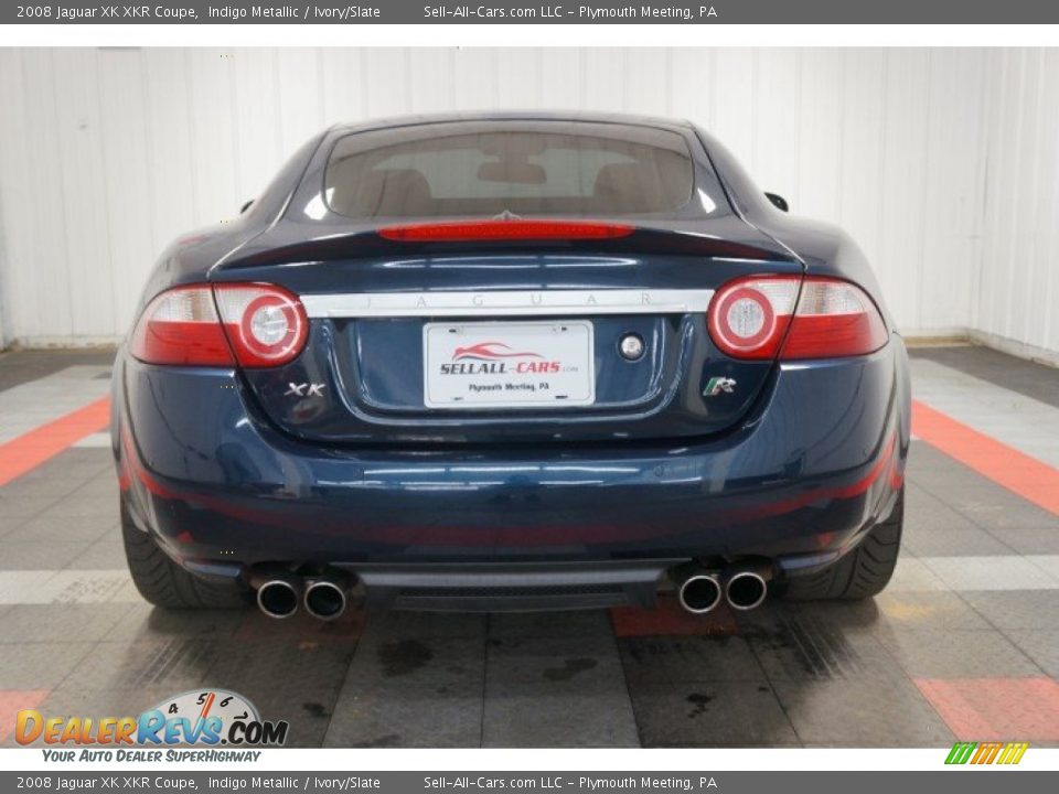 2008 Jaguar XK XKR Coupe Indigo Metallic / Ivory/Slate Photo #9