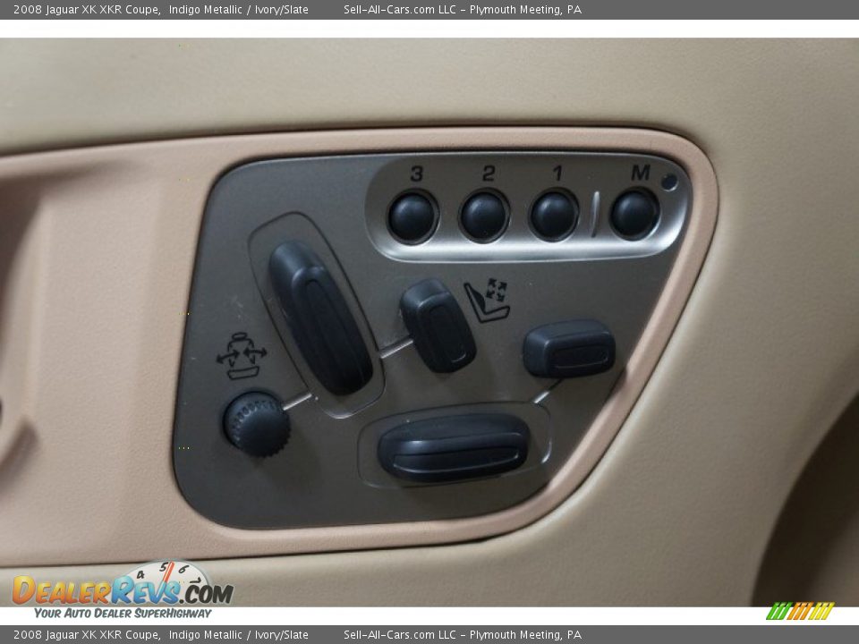2008 Jaguar XK XKR Coupe Indigo Metallic / Ivory/Slate Photo #14