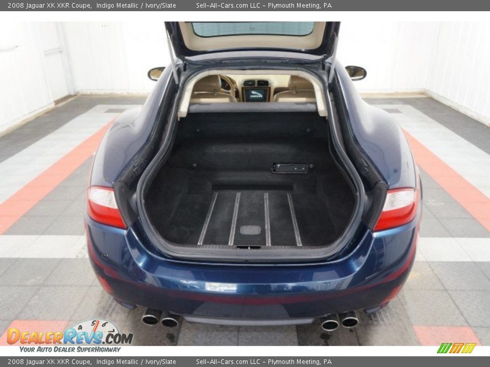 2008 Jaguar XK XKR Coupe Indigo Metallic / Ivory/Slate Photo #17