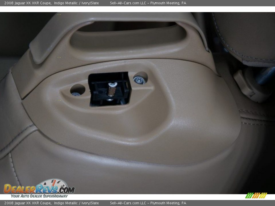 2008 Jaguar XK XKR Coupe Indigo Metallic / Ivory/Slate Photo #20